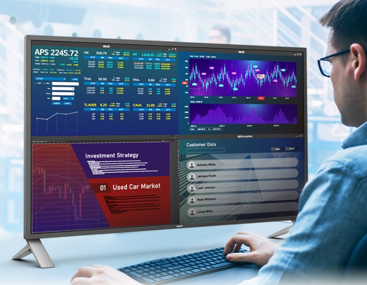 주식용 모니터 추천 (가성비): '필립스 모니터 438p1 4K UHD 시력보호 무결점' 리뷰 모음 5 필립스-모니터-438p1-4K-UHD-시력보호-모니터