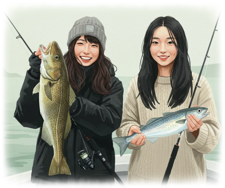 바다낚시 입문: 바다낚시 초보자가 기본적으로 알아야 할 내용들 2 두여자의-바다낚시