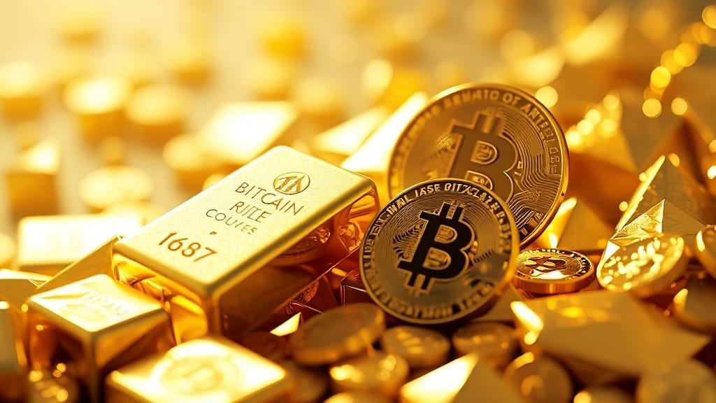 금 vs 비트코인, 동반 상승의 비밀? 투자 전략 A to Z (40자) 3 금과 비트코인 동반 상승 원인 (realistic 스타일)