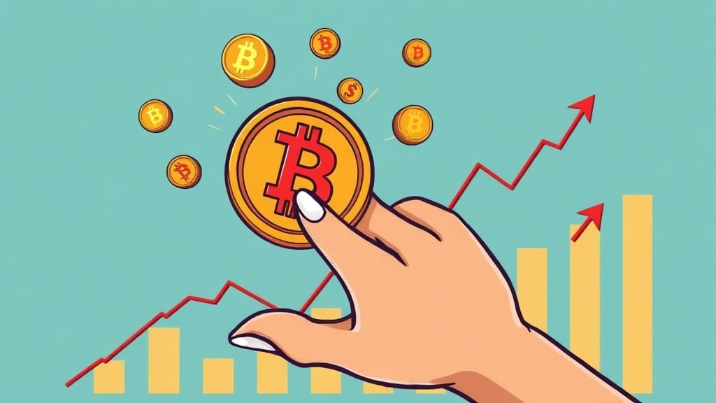 금 vs 비트코인, 동반 상승의 비밀? 투자 전략 A to Z (40자) 5 금리 인하, 투자 영향 분석 (cartoon 스타일)