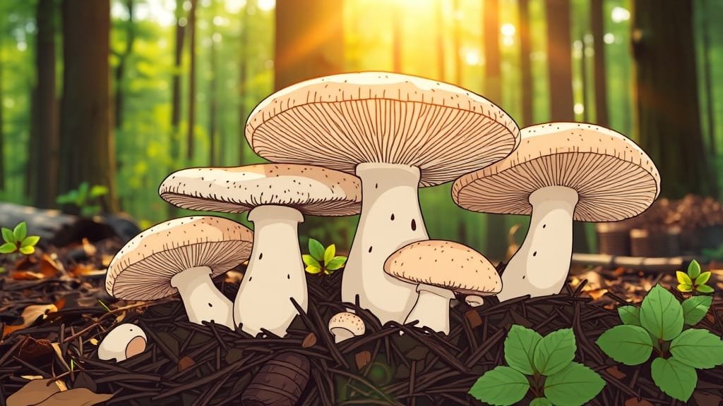 송이버섯 완벽 보관법: 신선도 유지, 냉장/냉동, 손질법 & 활용 요리 A to Z 1 신선도 유지, 왜 중요할까요? (illustration 스타일)