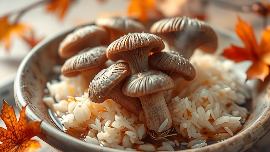 송이버섯 완벽 보관법: 신선도 유지, 냉장/냉동, 손질법 & 활용 요리 A to Z 6 활용법, 보관 후에도 맛있는 요리! (watercolor 스타일)