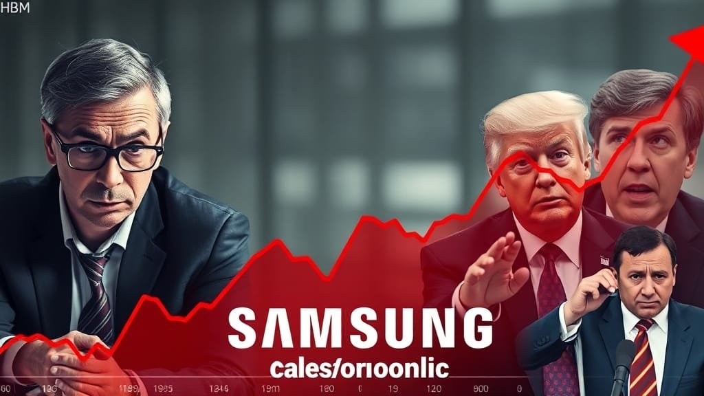 주가 하락 위험 요인 분석 (realistic 스타일)