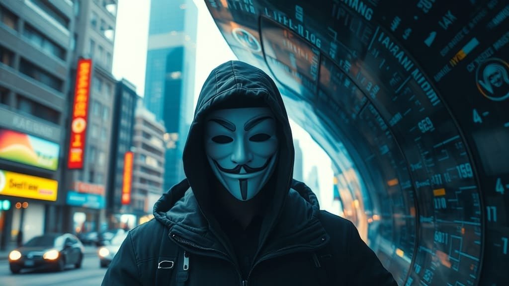 IP 주소 추적, 이렇게 방지하세요! (realistic 스타일)