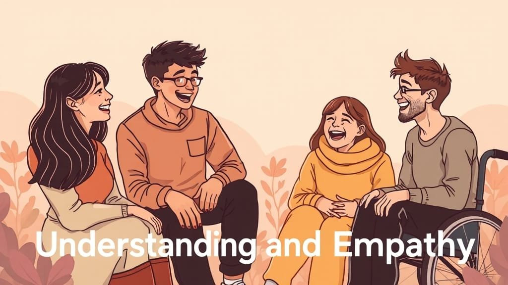 장애인식개선 교육 A to Z: 중요성, 법령, 유형별 차별 사례 완벽 분석 3 교육 과정 안내 및 신청 방법 (illustration 스타일)