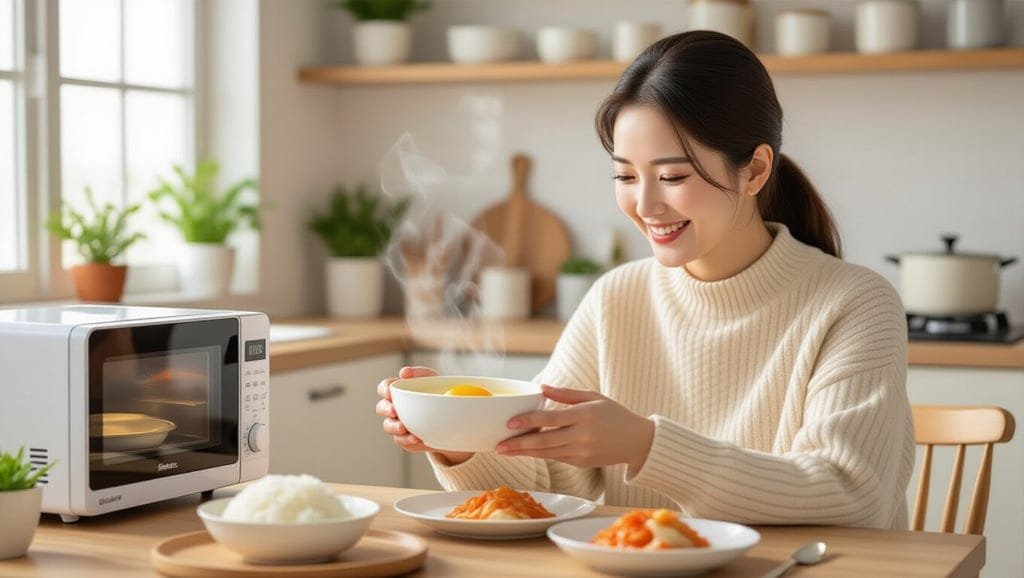 초간단 전자레인지 계란찜 레시피: 황금비율 & 실패 없는 비법 공개! 1 💡 왜 전자레인지 계란찜일까요?