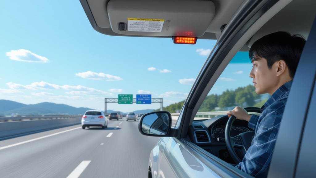주차 후 핸들 잠김? 원인 진단부터 겨울철 차량 관리 꿀팁! 4 ⚠️ 주행 중 핸들 잠김, 침착하게 대처하세요!