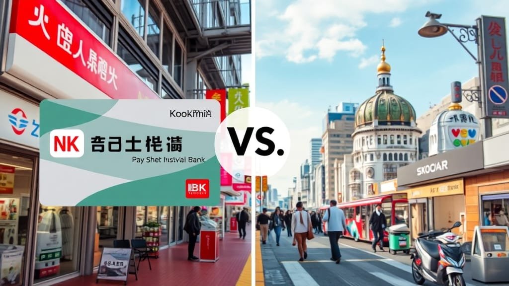 나라사랑카드 완벽 분석: 혜택 비교 (KB국민 vs IBK기업) & 발급/재발급 A to Z 2 KB국민 vs IBK기업: 혜택 비교 (realistic 스타일)