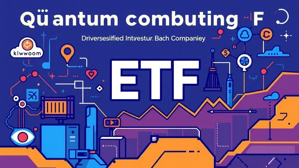 양자컴퓨터 투자: 관련주 분석, ETF 전략, 전망 및 유의점 완벽 가이드 5 ETF 투자 전략 (cartoon 스타일)