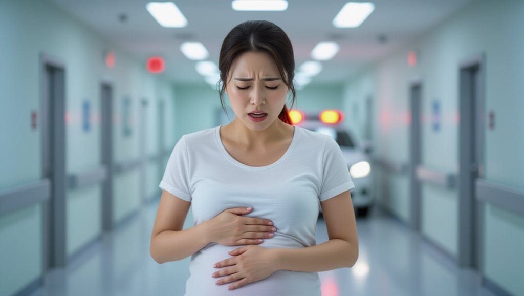 임신 극초기 통증, 생리통과 헷갈릴 때 구별하는 핵심 가이드 4 ⚠️ 놓치지 말아야 할 위험 신호
