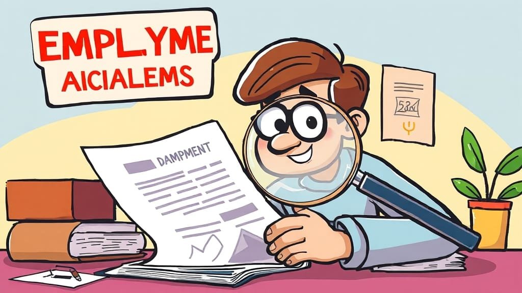 4차 실업인정 완벽 가이드: 준비, 서류, 심리검사, 불통과 방지 전략 6 실업인정 불통과 방지 전략 (cartoon 스타일)