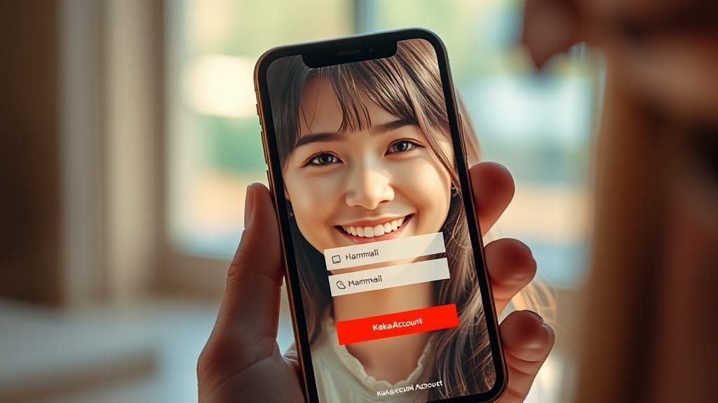 모바일 로그인, 초간단! (realistic 스타일)