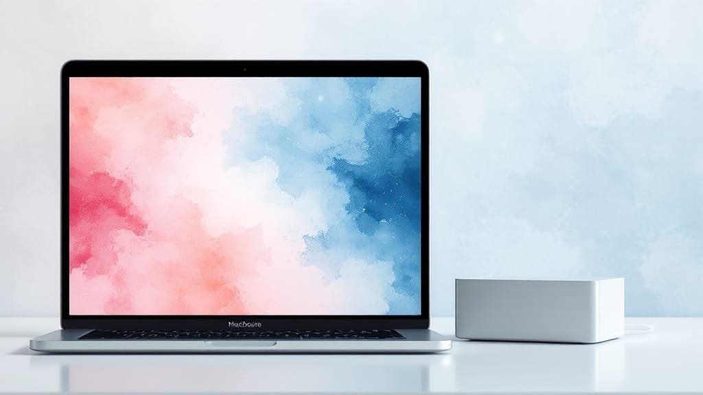 데이터 손실 예방 백업 전략 (watercolor 스타일)