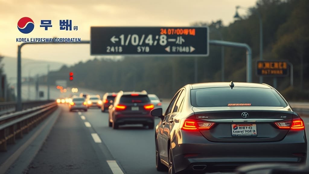2025 고속도로 휴게소 정비소 완벽 가이드: 이용법, 고장 대처, 2차사고 예방 6 긴급 연락처, 미리 알아두세요! (realistic 스타일)