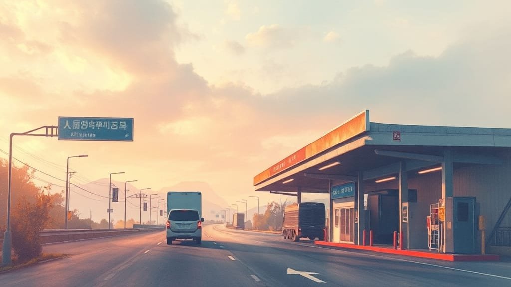 2025 고속도로 휴게소 정비소 완벽 가이드: 이용법, 고장 대처, 2차사고 예방 8 안전하고 편안한 귀성길 되세요! (watercolor 스타일)