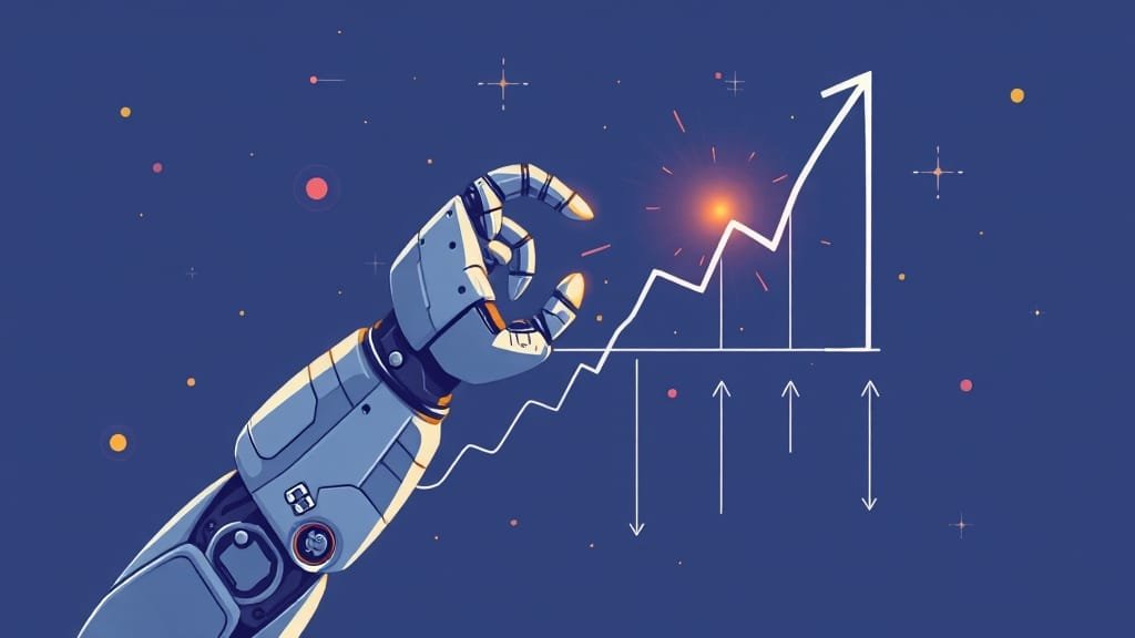 재무제표, 성장 가능성을 보여줄까? (illustration 스타일)