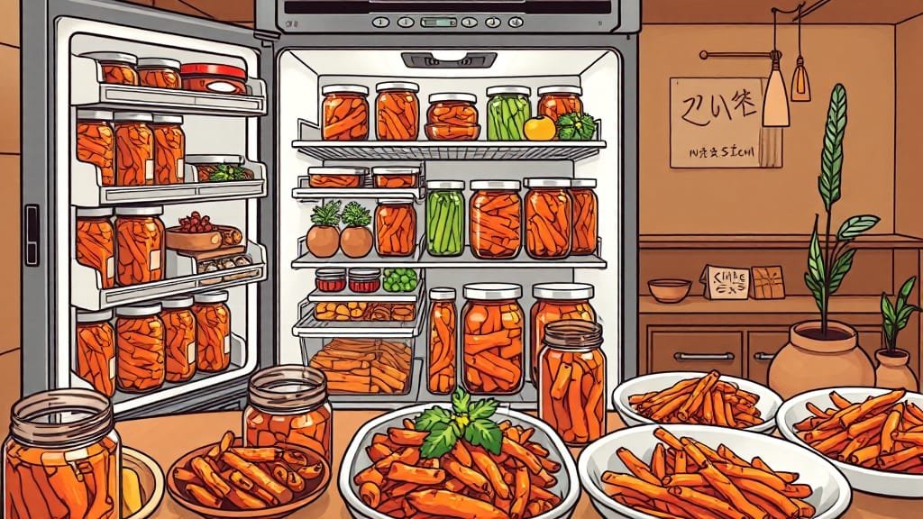 삼성 김치냉장고 김치통 규격 총정리: 모델별 호환 정보 & 구매 가이드 2 비스포크 김치통 사이즈 가이드 (illustration 스타일)