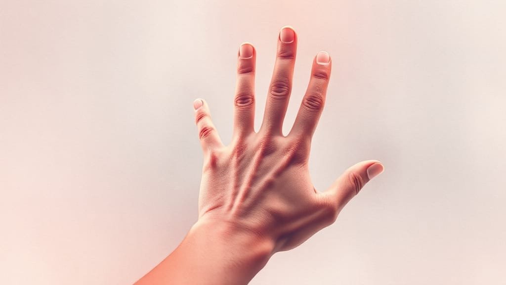 손 저림 원인부터 예방까지: 목디스크, 손목터널증후군 자가진단 & 완화법 1 손 저림의 일반적인 원인 (watercolor 스타일)