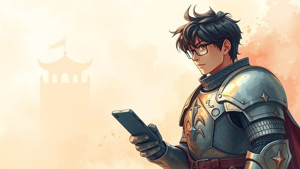 설치 방법 (안드로이드/아이폰) (watercolor 스타일)