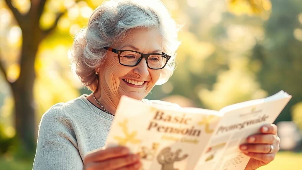 기초연금이란? (watercolor 스타일)