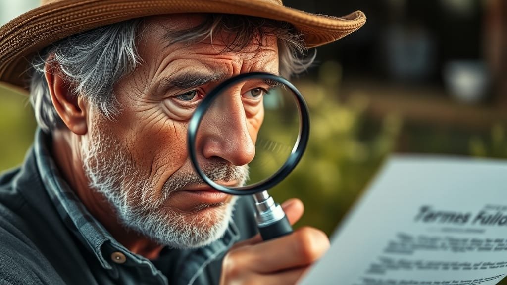 가입 시 유의사항, 꼭 확인하세요! (realistic 스타일)