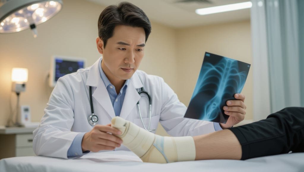 교통사고 합의금, 위자료부터 휴업손해까지 핵심 계산법과 사례 총정리 3 🦵 발목 골절 등 특정 상해에 따른 합의금 산정 심층 분석