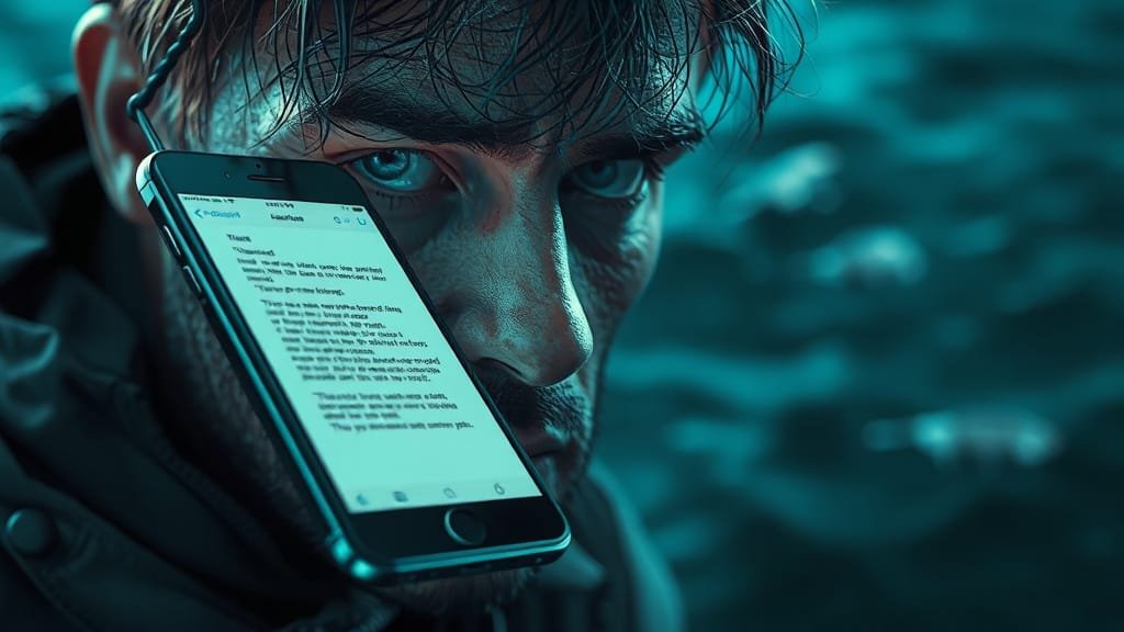 스마트폰 백도어 감염 증상과 예방: 보안 설정 강화 A to Z 6 수상한 링크, 클릭하면 안 돼요! (realistic 스타일)