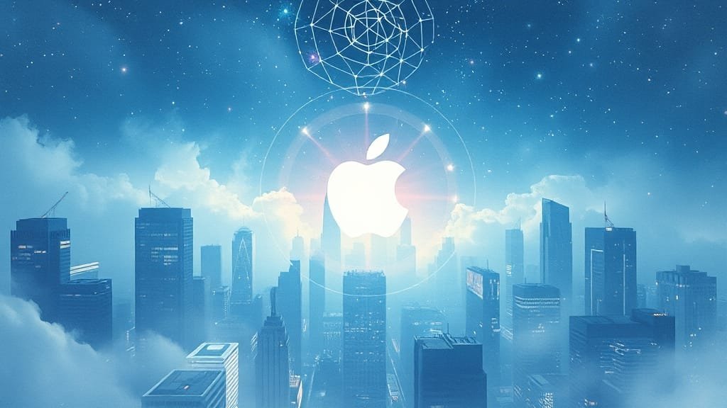 시리-제미나이 통합 가능성 (watercolor 스타일)