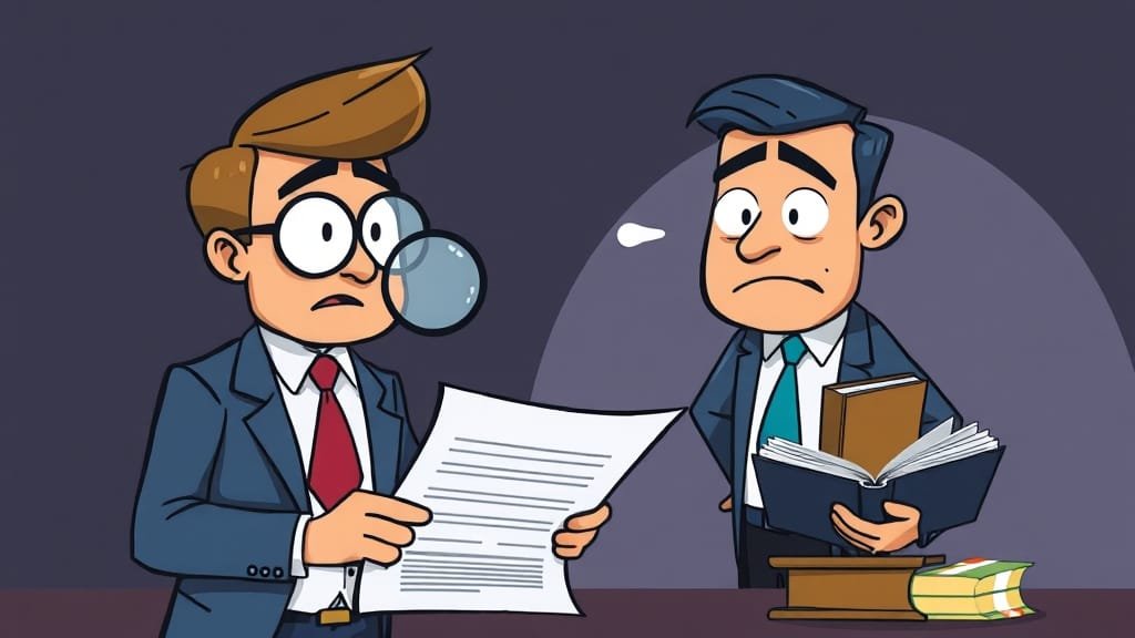 중개사 고의 누락 손해배상 청구 A to Z: 요건, 절차, 배상 범위 완벽 분석 2 중개사 고지 의무 위반: 법적 책임 (cartoon 스타일)