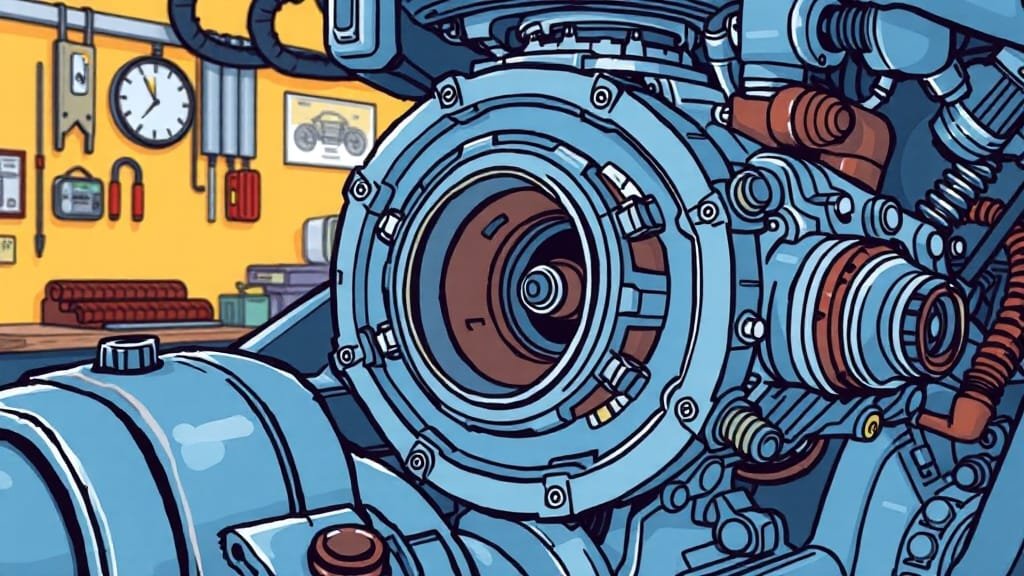 코나 1.6 터보 엔진오일 감소 문제 완벽 분석: 원인, 해결책 총정리 6 엔진 보링 및 부품 교체 (cartoon 스타일)