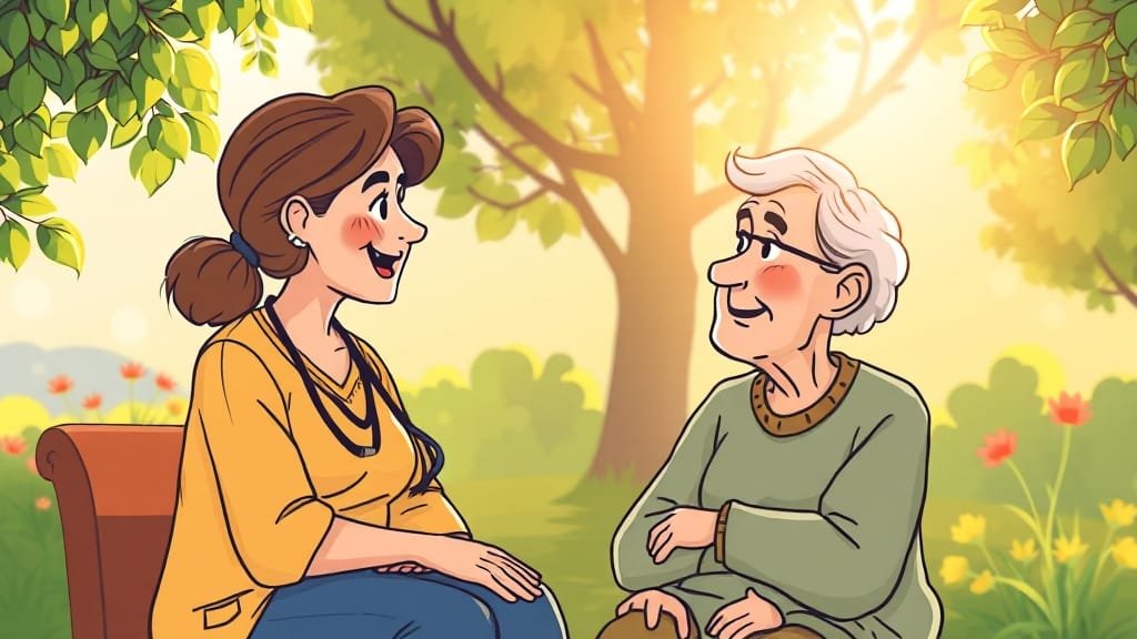 요양보호사 vs 간병인: 자격증, 역할, 비용 완벽 비교 (2025 최신) 6 나에게 맞는 선택은? (cartoon 스타일)