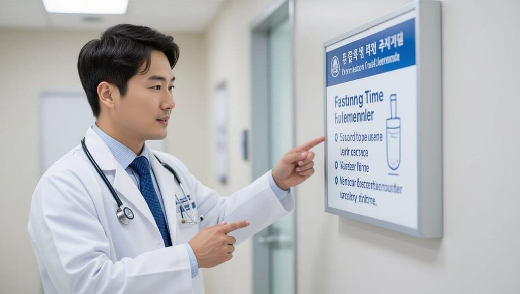 위 대장 내시경 동시 검사, 금식 시간부터 비용까지 완벽 가이드 4 📊 검사 유형별 금식 시간 및 소요 시간 안내