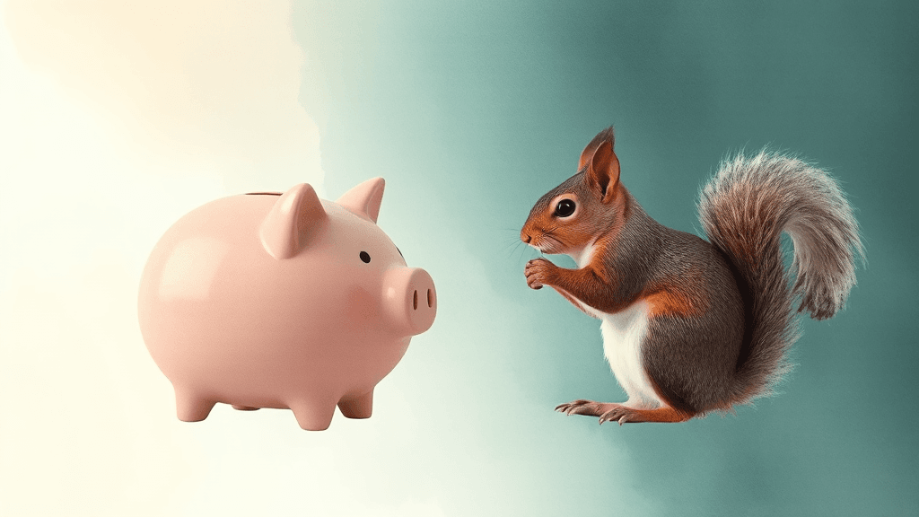 파킹통장 vs CMA: 주요 차이점 (watercolor 스타일)