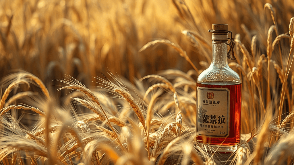 중국 4대 명주 완벽 가이드: 역사, 특징, 음용법, 구매 팁 총정리 3 우량예: 5가지 곡물의 조화 (realistic 스타일)