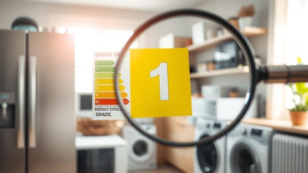 으뜸효율 가전 환급 A to Z: 대상 품목부터 신청 방법, 꿀팁까지! 3 에너지효율등급 라벨 확인 방법 (realistic 스타일)