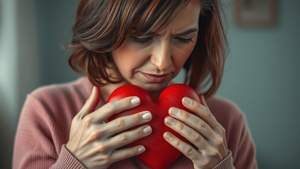 소화불량, 피로감: 심근경색 신호? (realistic 스타일)