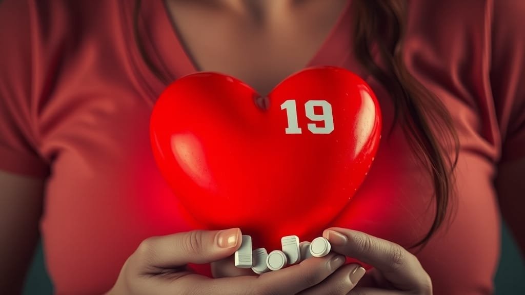 심근경색 의심 증상 발생 시 대처 (realistic 스타일)