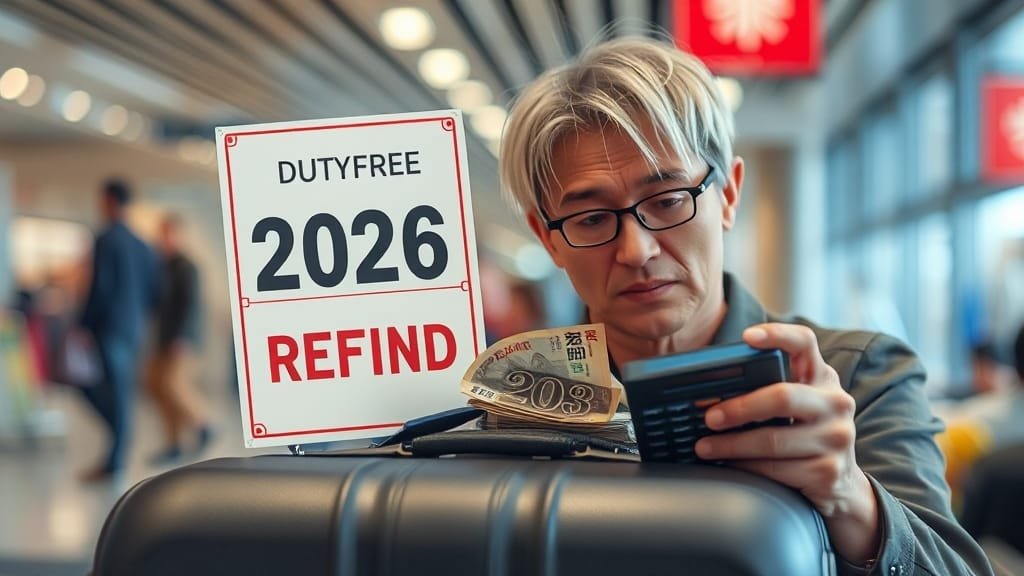 2026 일본 면세 쇼핑 대변혁! 여행 전 필수 확인: 달라지는 제도 완벽 정리 1 2026년 면세 제도 핵심 변경 (realistic 스타일)