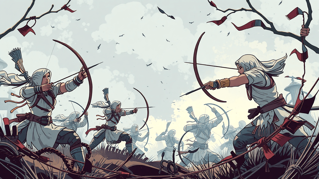 아이온2 궁성 PVP 필승 전략: 스킬, 콤보, 생존, 장비 A to Z 4 표적 시스템과 CC기 활용 극대화 (illustration 스타일)