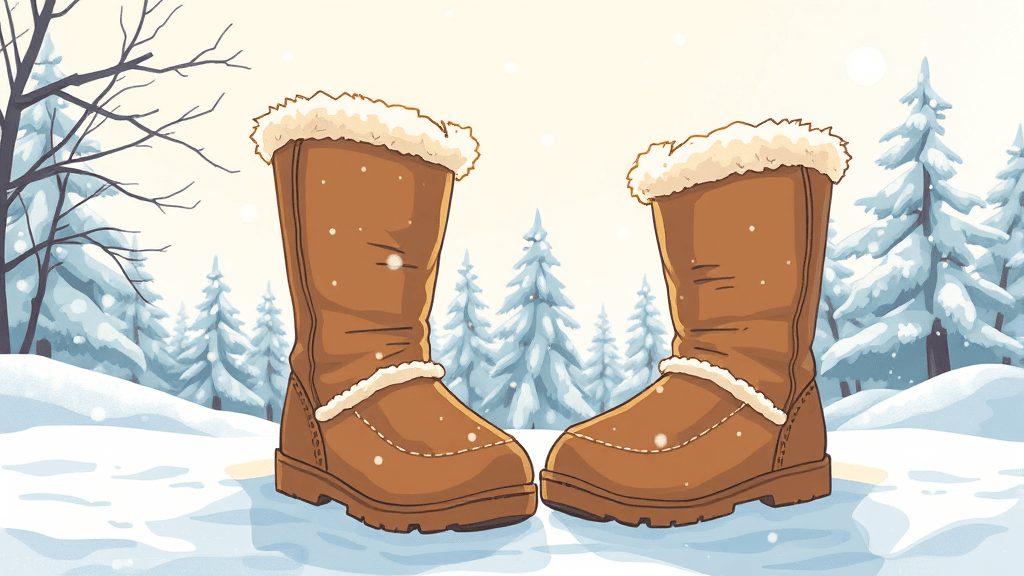 어그 부츠 완벽 가이드: 호주 vs 미국 UGG 비교, 선택부터 관리까지! 7 어그 부츠, 관리도 꼼꼼하게! (illustration 스타일)