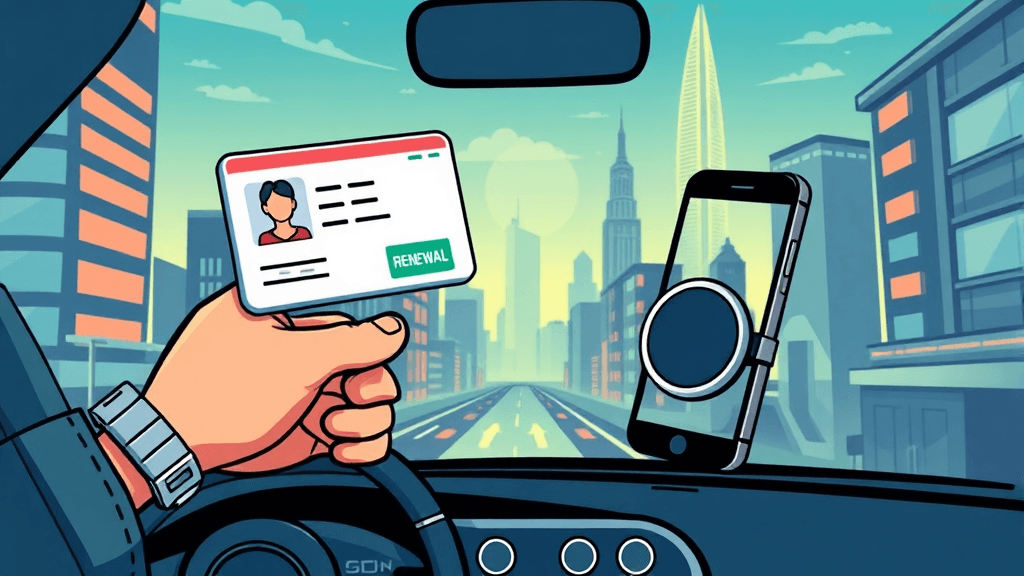 갱신 기간 확인 방법 (cartoon 스타일)