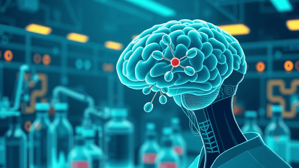 주요 AI 신약 개발 기업 분석 (illustration 스타일)