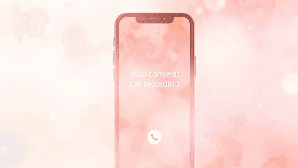 합법적인 통화녹음을 위한 TIP (watercolor 스타일)