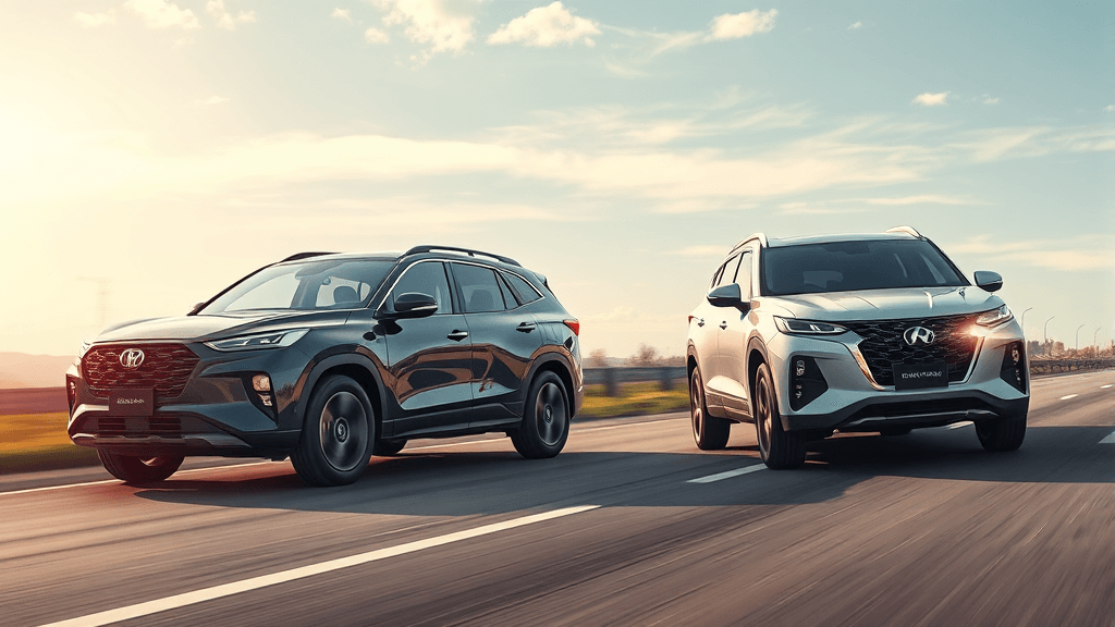 GV70 vs GV80: 핵심 비교 (realistic 스타일)