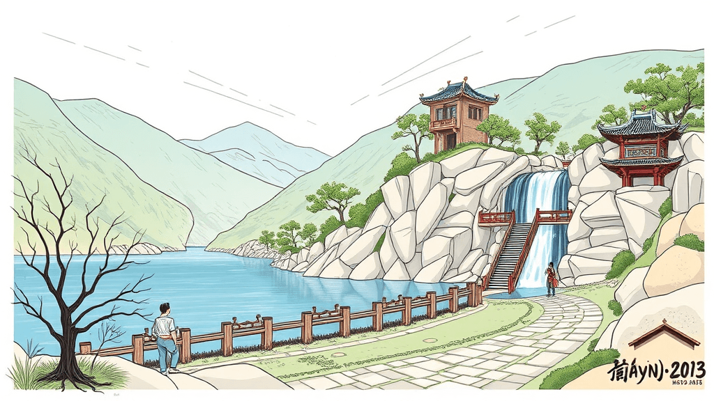 의림지의 역사와 의미 (illustration 스타일)