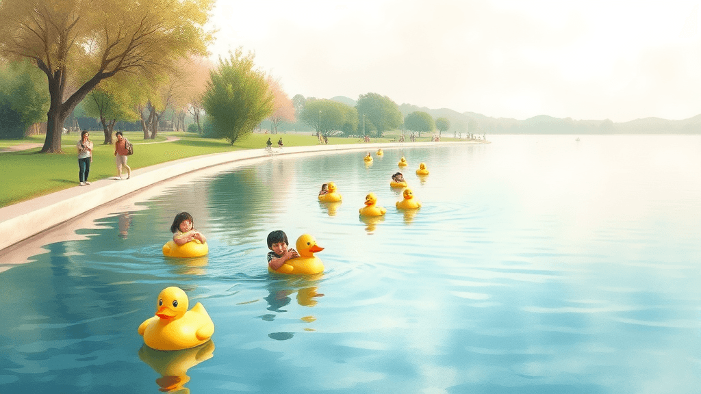 의림지 즐길거리 (watercolor 스타일)