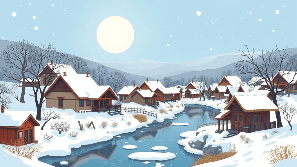 하회마을, 시간을 거슬러 (cartoon 스타일)