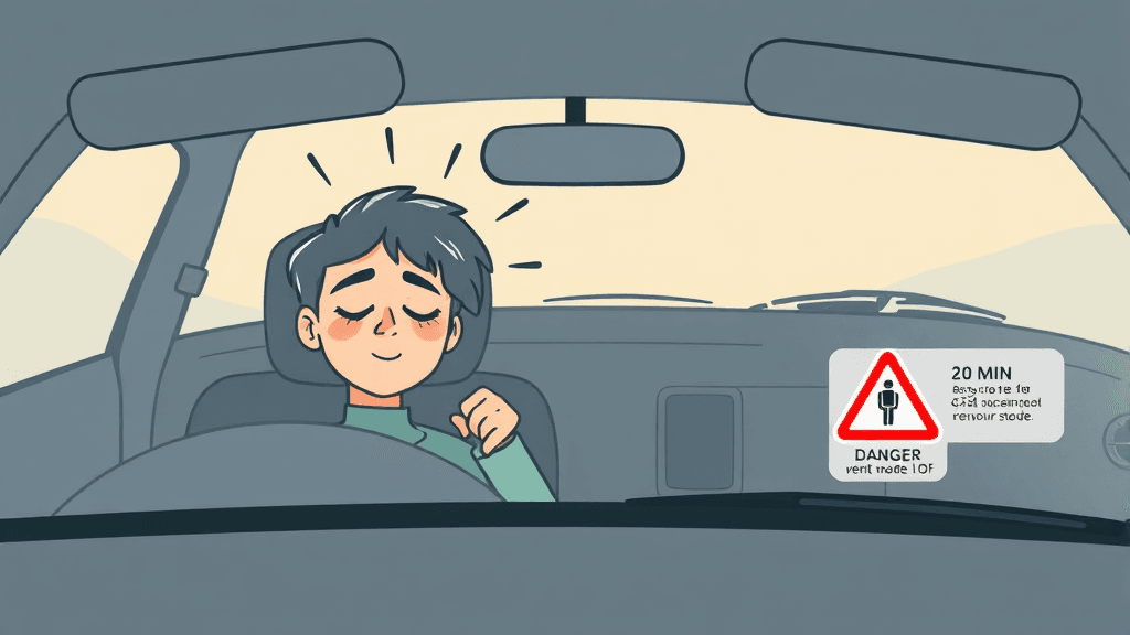 내기순환, 졸음 유발 이유 (illustration 스타일)