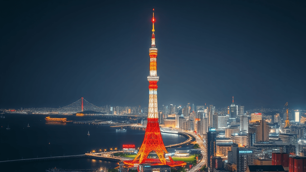 후쿠오카 타워, 랜드마크 의미 (realistic 스타일)