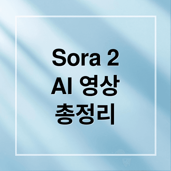 Sora 2 완벽 분석: 기능 업데이트, 활용법, 한계점 및 논란 총정리